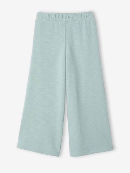 Weite Mädchen Jogginghose mit Recycling-Polyester aqua 2