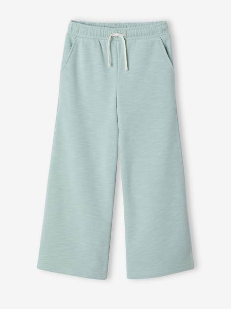 Weite Mädchen Jogginghose mit Recycling-Polyester aqua 1