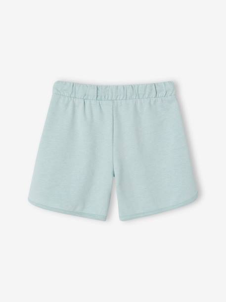 Mädchen Sweatshorts mit Recycling-Polyester - aqua+koralle+marine+mehrfarbig - 2