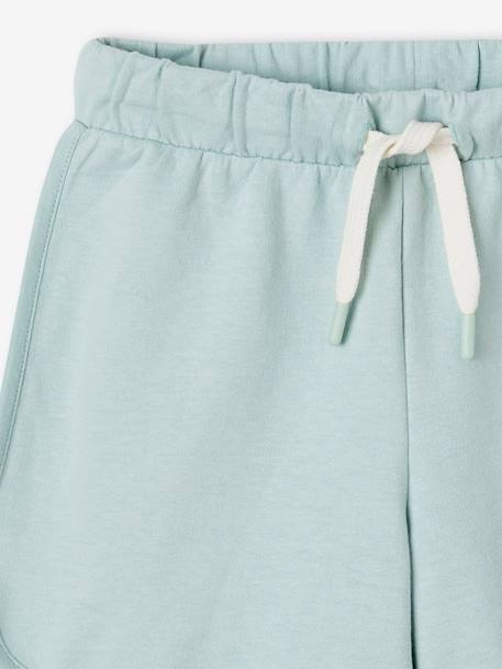 Mädchen Sweatshorts mit Recycling-Polyester aqua+koralle+marine+mehrfarbig 3