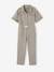 Mädchen Jumpsuit aus Sweatware Oeko-Tex khaki 1