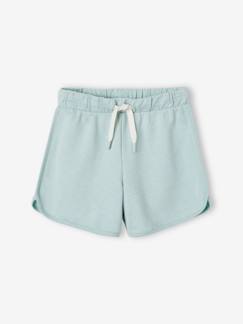 Maedchenkleidung-Sportbekleidung-Mädchen Sweatshorts mit Recycling-Polyester