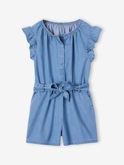 Maedchenkleidung-Jumpsuits & Latzhosen-Mädchen Jumpsuit aus Light-Denim