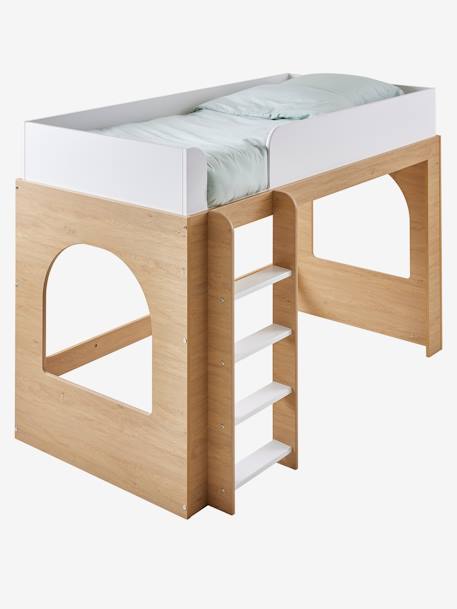 3-in-1 Kinder Hochbett natur 5