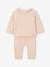 Baby Strick-Set: Pullover & Hose Oeko-Tex rosa nude 6