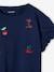 Mädchen T-Shirt mit Pailletten-Applikation - blau gestreift/love la vie+dunkelblau/kirschen+himmelblau libellen+rot gestreift/happy&lovely her - 10