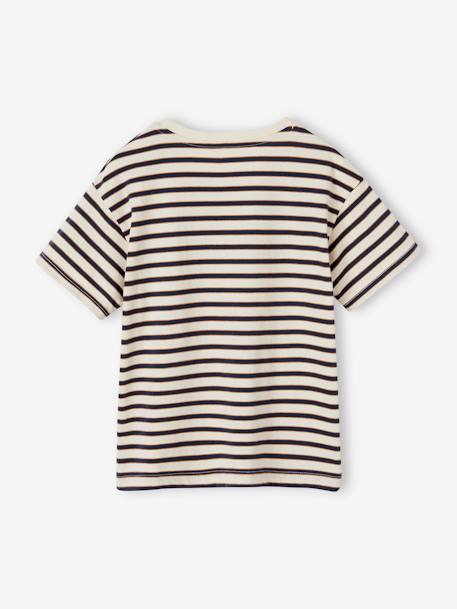 Jungen T-Shirt Oeko-Tex - marine gestreift - 2