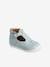 Weiche Baby Lauflernschuhe mit Riemchen himmelblau 1