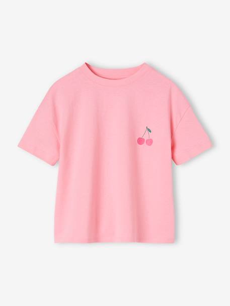 Mädchen T-Shirt BASIC Oeko-Tex bonbon rosa 2