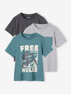 3er-Pack Jungen T-Shirts BASIC Oeko-Tex -  - [numero-image]