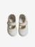 Baby Stoffschuhe mit Klett - beige bedruckt - 4