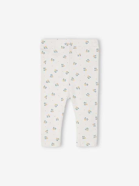 2er-Pack Baby Leggings BASIC Oeko-Tex gedruckt hellbeige 4