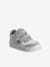 Baby Klett-Sneakers Stern-Applikation - weiß/hellgrau/hellviolett - 1