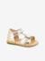 Baby Lauflern-Sandalen Tity Cross SHOO POM - beige golden - 1