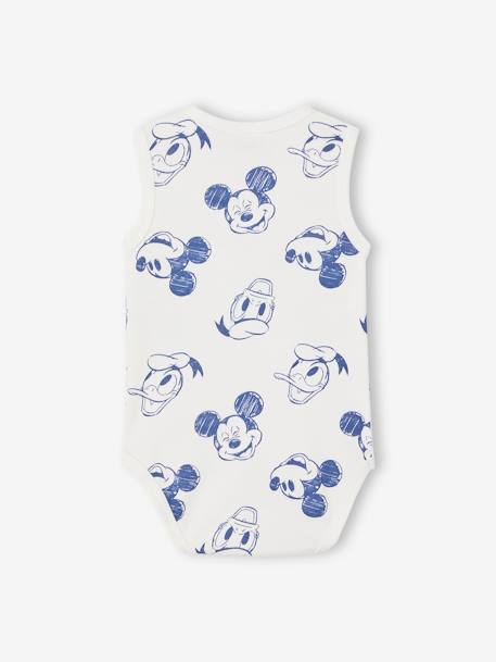 2er-Pack ärmellose Baby Bodys Disney MICKY MAUS himmelblau 4