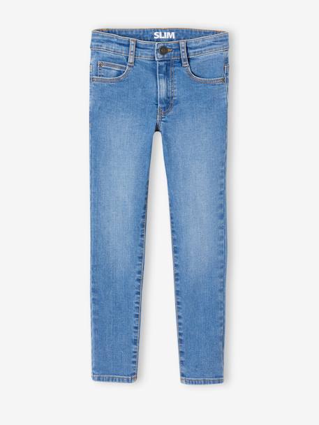 Jungen Slim-Fit-Jeans WATERLESS, Hüftweite SLIM - blue stone+dark blue+double stone+dunkelgrau - 17