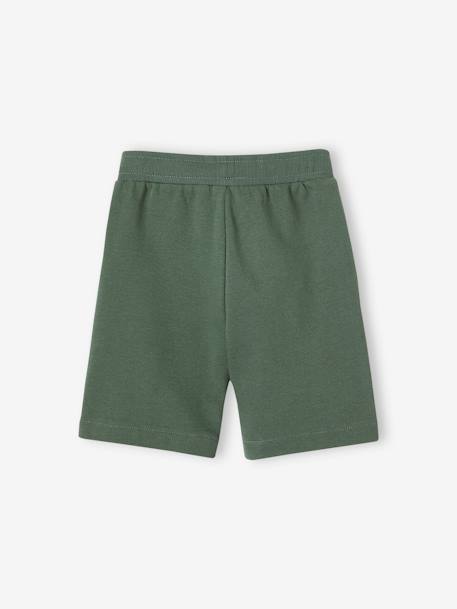 2er-Pack Jungen Sweat-Shorts BASIC OEKO-TEX®, Bundweite verstellbar grün+hellbeige meliert+nachtblau+blau+rot+nachtblau+schwarz+grau meliert 4