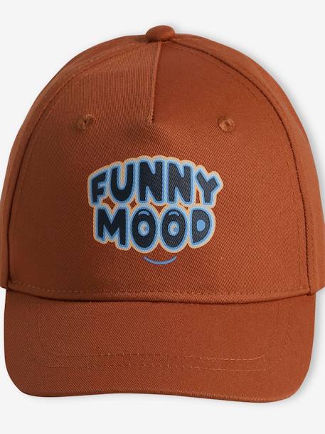 Jungen Cap mit Message-Print - aprikose - 3