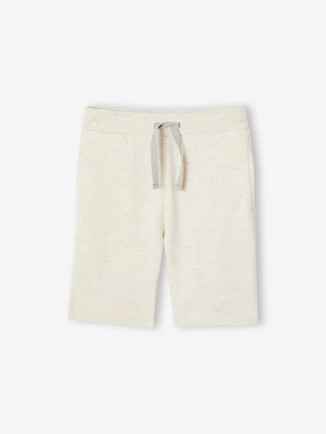 2er-Pack Jungen Sweat-Shorts BASIC OEKO-TEX®, Bundweite verstellbar grün+hellbeige meliert+nachtblau+blau+rot+nachtblau+schwarz+grau meliert 3