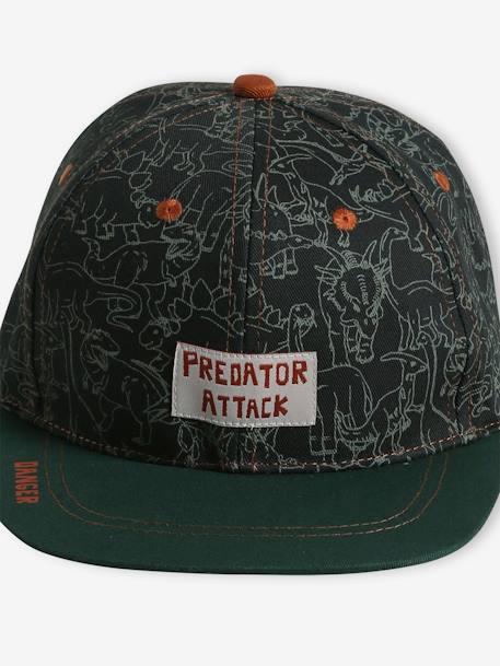 Jungen Cap, Dinosaurier - tannengrün - 3