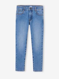 Jungen Slim-Fit-Jeans WATERLESS, Hüftweite REGULAR, Bundweite verstellbar  [numero-image]