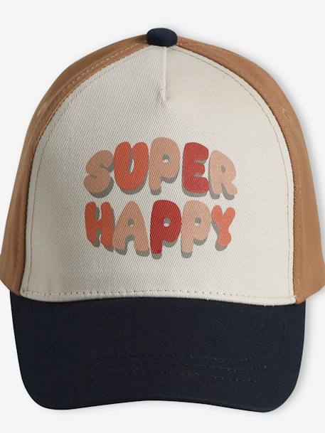 Jungen Baby Cap Super Happy wollweiß 3