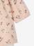 Mädchen Baby Set aus Haarband, Kleid & Leggings Oeko Tex - pudrig rosa+wollweiß bedruckt - 7