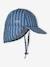 Jungen Baby Cap mit Nackenschutz blau 3