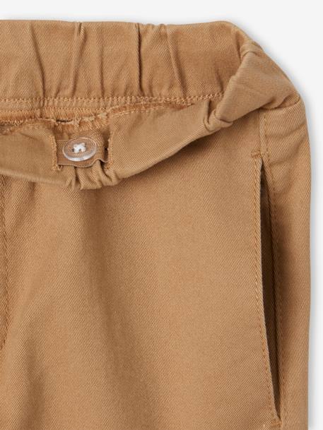 Jungen Cargohose mit Dehnbund Oeko-Tex, Bundweite verstellbar dunkelkhaki+eisblau+graubeige 20