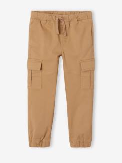 Jungen Cargohose mit Dehnbund Oeko-Tex, Bundweite verstellbar  [numero-image]