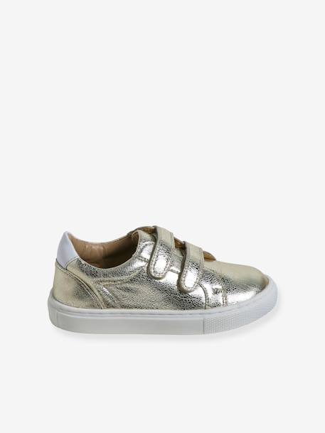 Kinder Sneakers in Metallic-Optik - gold - 3