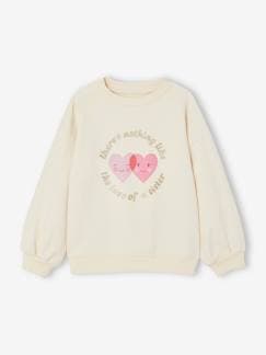 Maedchenkleidung-Pullover, Strickjacken & Sweatshirts-Sweatshirts-Mädchen Sweatshirt mit Recycling-Polyester