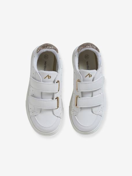 Kinder Sneakers mit Gold-Details - weiß bedruckt - 5