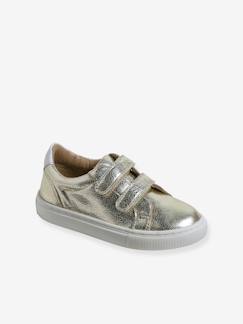 Kinderschuhe-Kinder Sneakers in Metallic-Optik