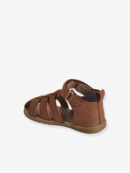 Jungen Baby Lauflern-Sandalen braun+marine 3