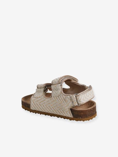 Baby Klett-Sandalen gold 3