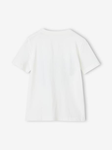 Jungen T-Shirt mit Schriftzug oder Print BASIC Oeko-Tex gelb+königsblau+nachtblau+salbeigrün+weiß 15