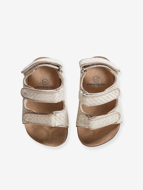 Baby Klett-Sandalen gold 4