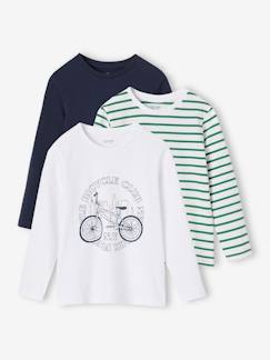 3er-Pack Jungen Langarmshirts BASIC Oeko-Tex -  - [numero-image]