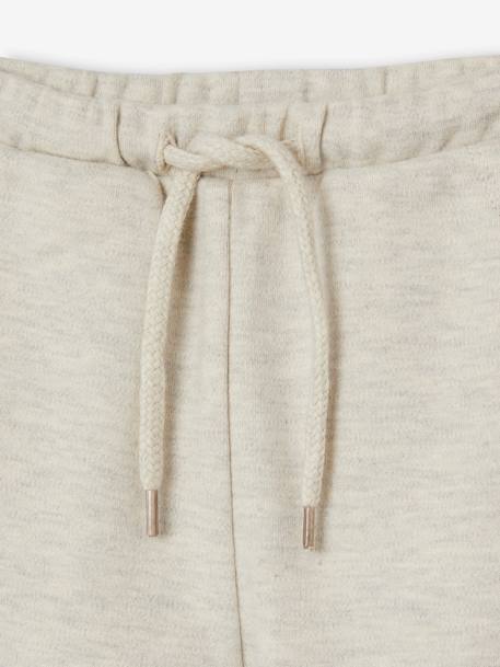 Baby-Set: Sweatshirt & Hose, personalisierbar Oeko-Tex - beige meliert+blush - 7