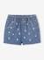 Baby Jeansshorts mit Blumenstickerei blue stone 1