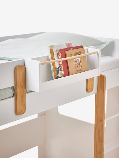 Kinderzimmer Hänge-Bücherregal für Hochbett EVEREST weiß 4