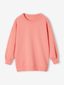 Maedchenkleidung-Langes Mädchen Sweatshirt mit Motiv hinten Oeko-Tex