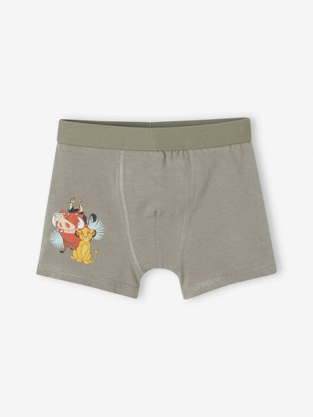 3er-Pack Jungen Boxershorts Disney KÖNIG DER LÖWEN khaki 2