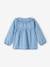 Baby Bluse aus Light-Denim, personalisierbar bleached 3