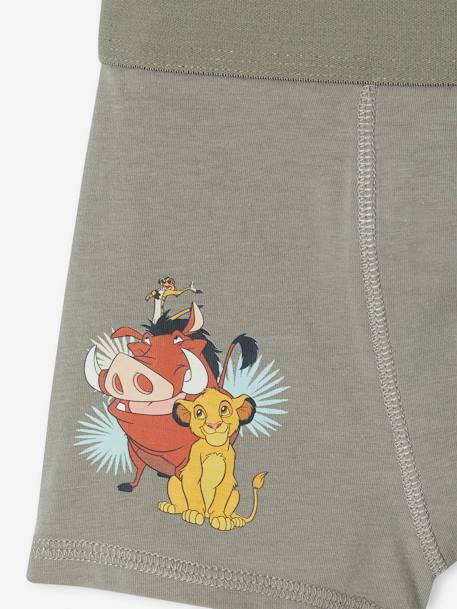 3er-Pack Jungen Boxershorts Disney KÖNIG DER LÖWEN khaki 7