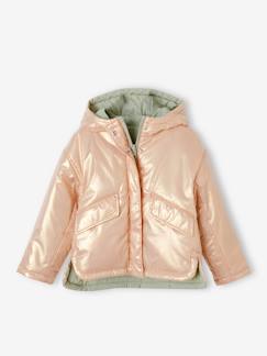 -Mädchen Wende-Jacke mit Recycling-Polyester