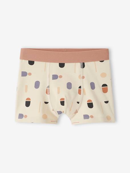 5er-Pack Jungen Boxershorts mit Bio-Baumwolle - wollweiß - 2