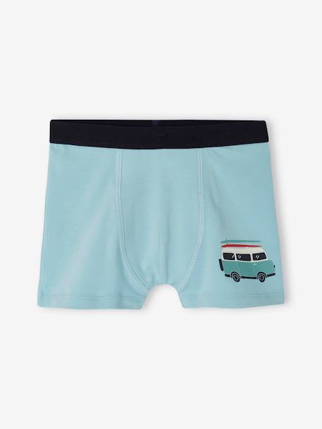 4er-Pack Jungen Boxershorts mit Bio-Baumwolle - aqua - 5