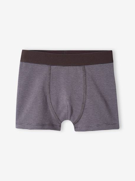 5er-Pack Jungen Boxershorts mit Bio-Baumwolle wollweiß 5